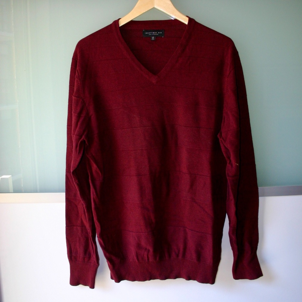 21 Men's V-Neck Sweater - L